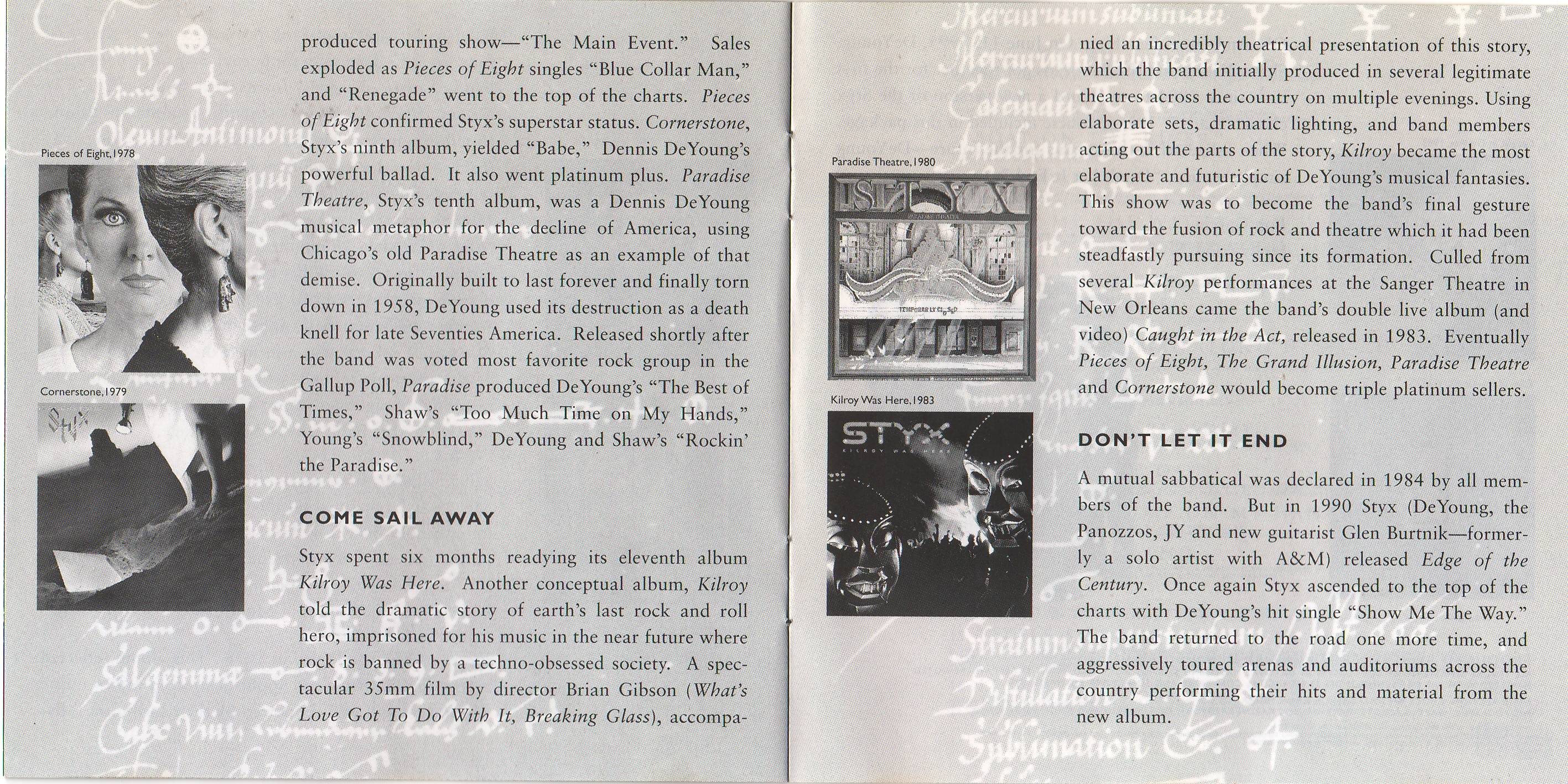 Styx  The Best Of Times; The Best Of Styx : Booklet5